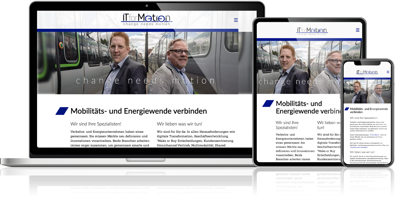 Webdesign mit responsiven Infografiken